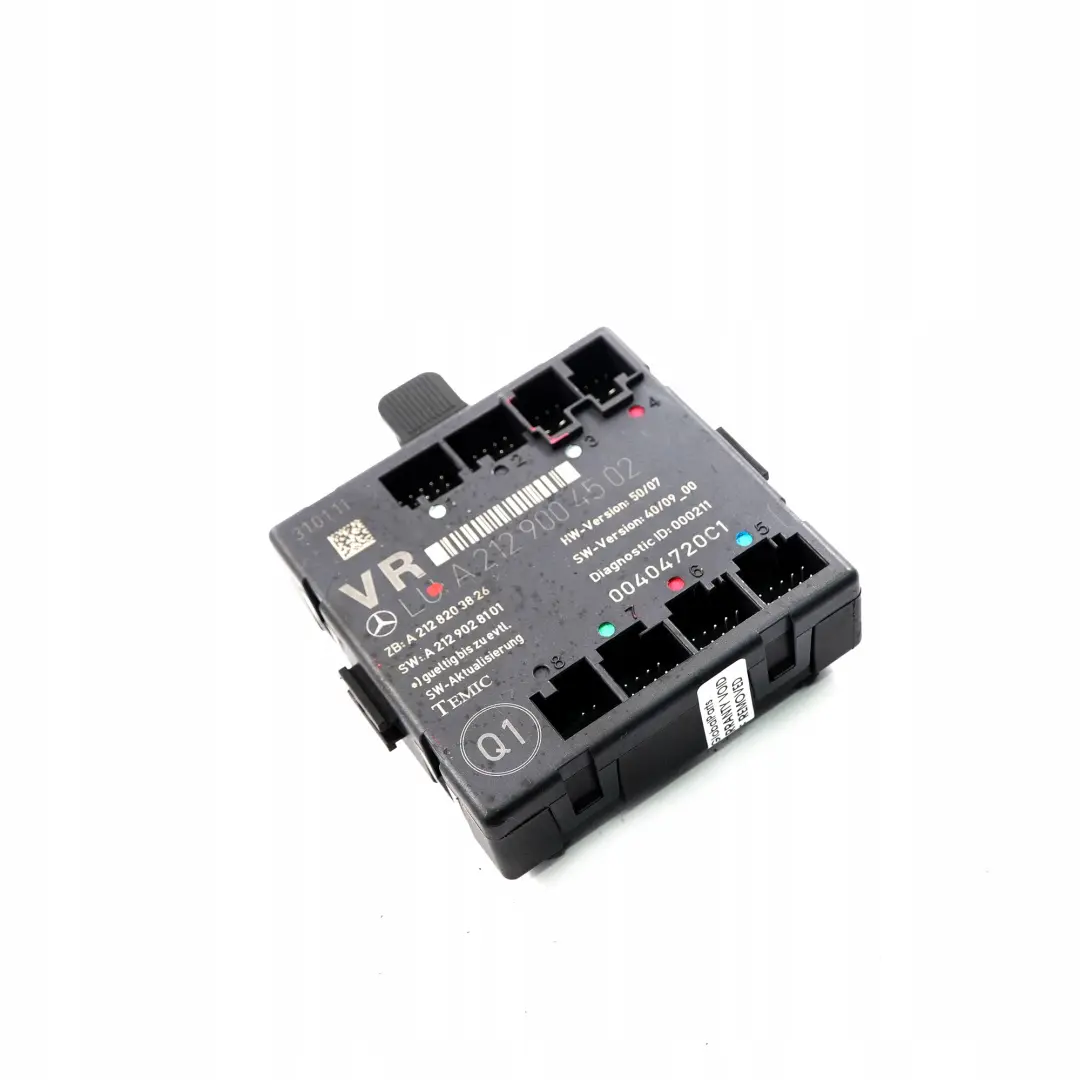 W207 Modulo Unità Di Controllo Porta Anteriore Destra per Mercedes W204 con numero di parte A2129004502 Mercedes W204 W207 Modulo Unità Di Controllo Porta Anteriore Destra - SKU A2129004502 - Numero di parte A2129004502