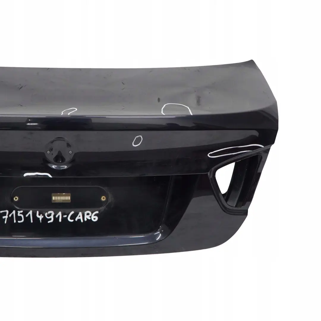 BMW 3 E90 6 Saloon Trunk Lid Tailgate Boot Carbonschwarz Carbon Black - 416 - SKU 7151491-CAR6 - Part number 7151491