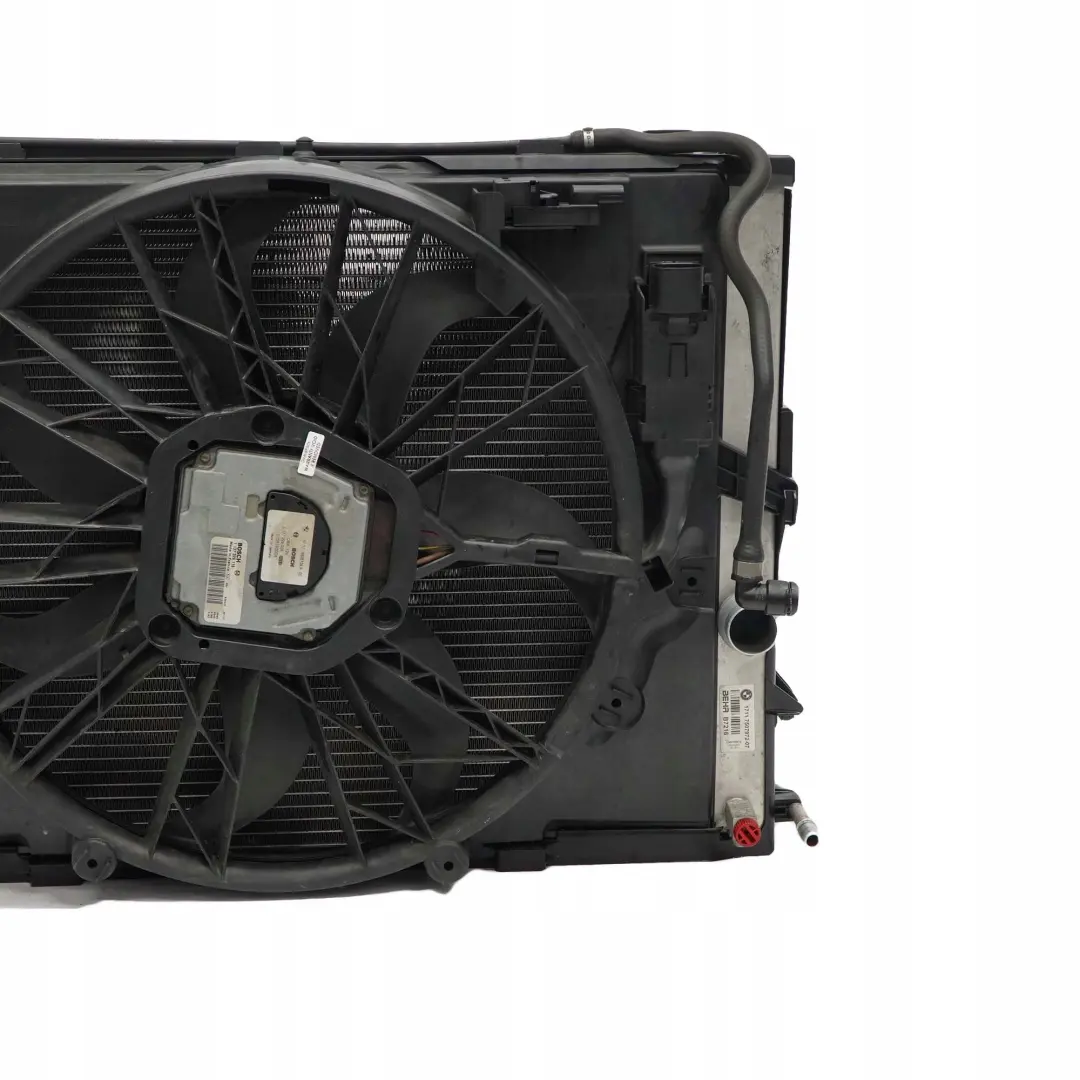 BMW 7 Series E65 E66 N62 735i 745i Complete Engine Cooling Radiator Shroud Fan - SKU 7508023-1 - Part number 7508023