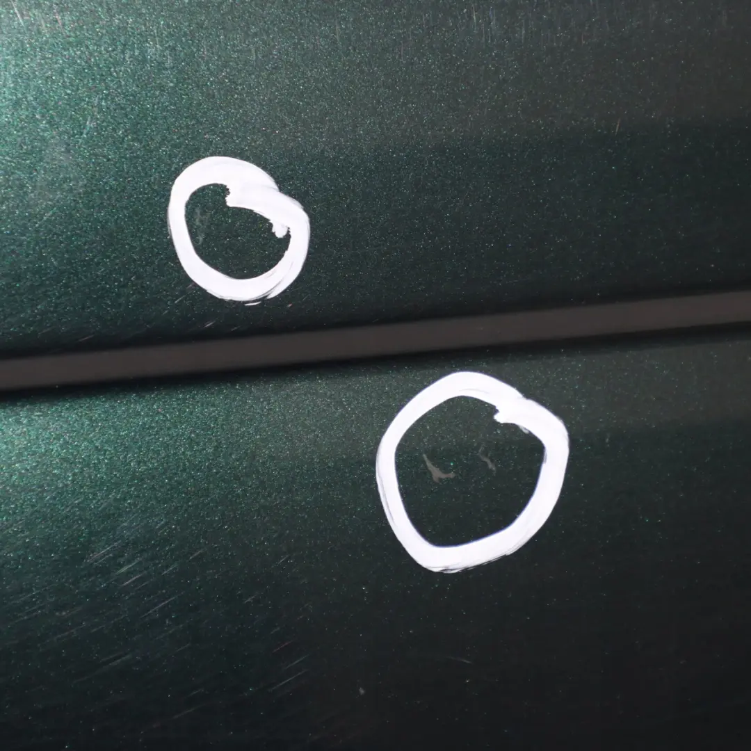 BMW E46 Touring Puerta Trasera Izquierda Verde Oxfordgruen Metalizado - 430 - SKU 7034155-OXF - Número de pieza 7034155