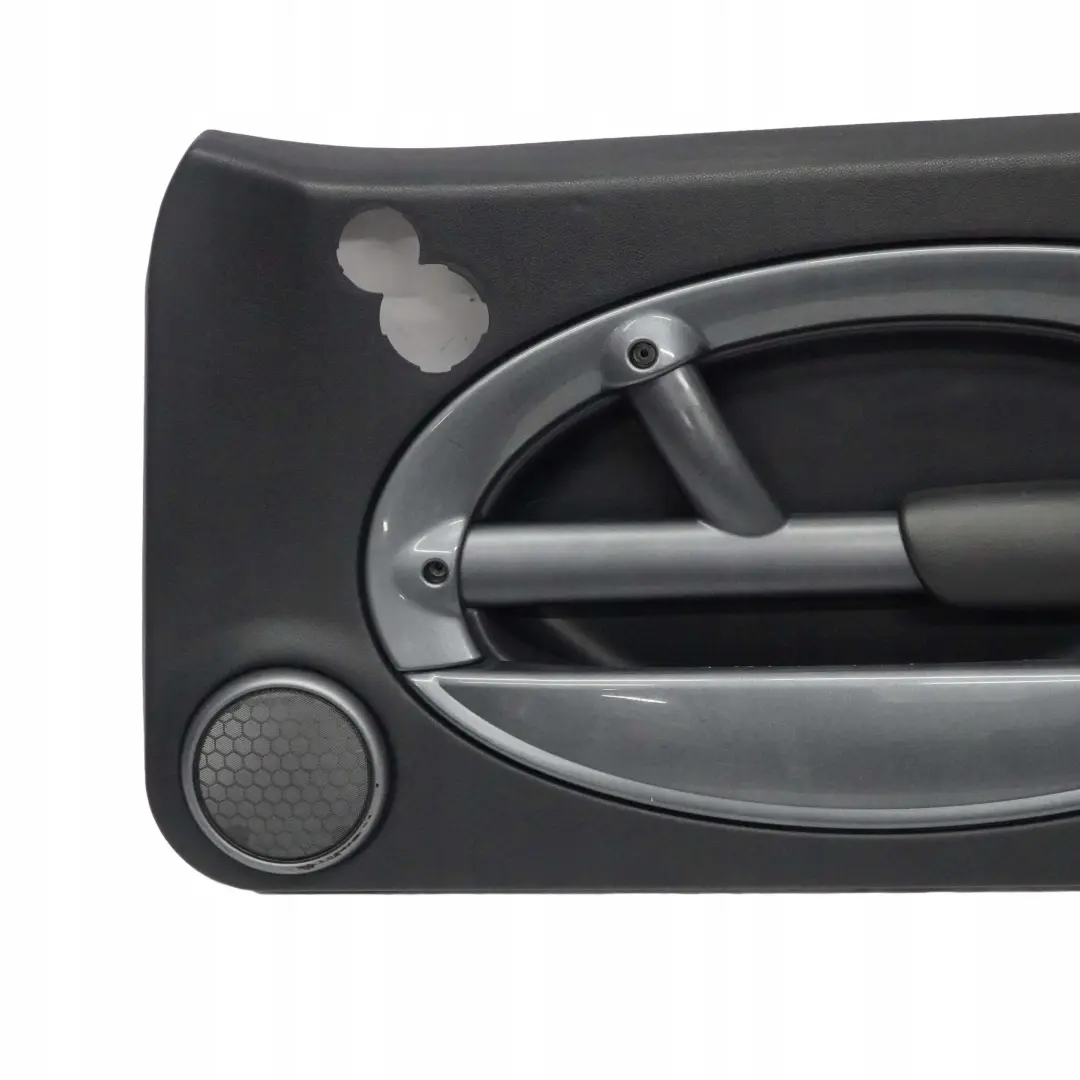 Front Right O/S Door Card Side Trim Panther Black Anthracite to BMW Mini R50 R53 with Part number 7113432 BMW Mini R50 R53 Front Right O/S Door Card Side Trim Panther Black Anthracite - SKU 7113432 - Part number 7113432