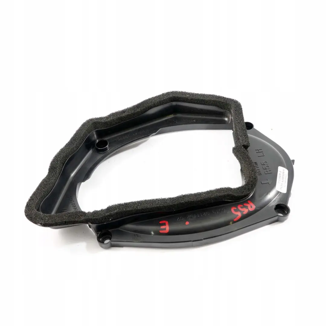 Left N/S Lateral Trim Panel Hi-Fi Loudspeaker Holder Bracket to BMW Mini R55 Rear with Part number 9211152 BMW Mini R55 Rear Left N/S Lateral Trim Panel Hi-Fi Loudspeaker Holder Bracket - SKU 9211152 - Part number 9211152