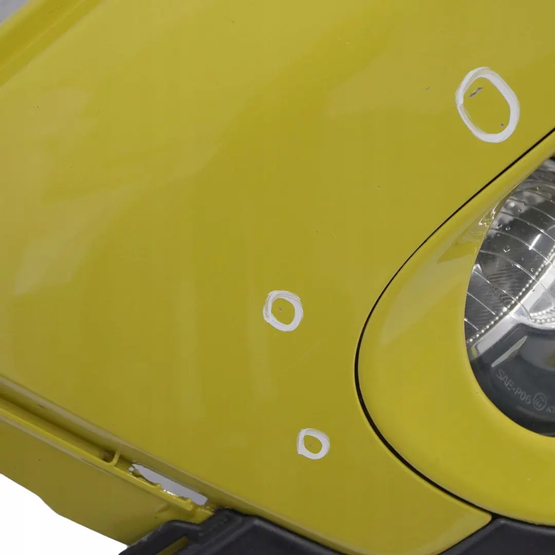 Mini Cooper S R55 R56 Complete Front Bumper Trim Panel Interchange Yellow - A95 - SKU 0430242-INTER - Part number 0430242