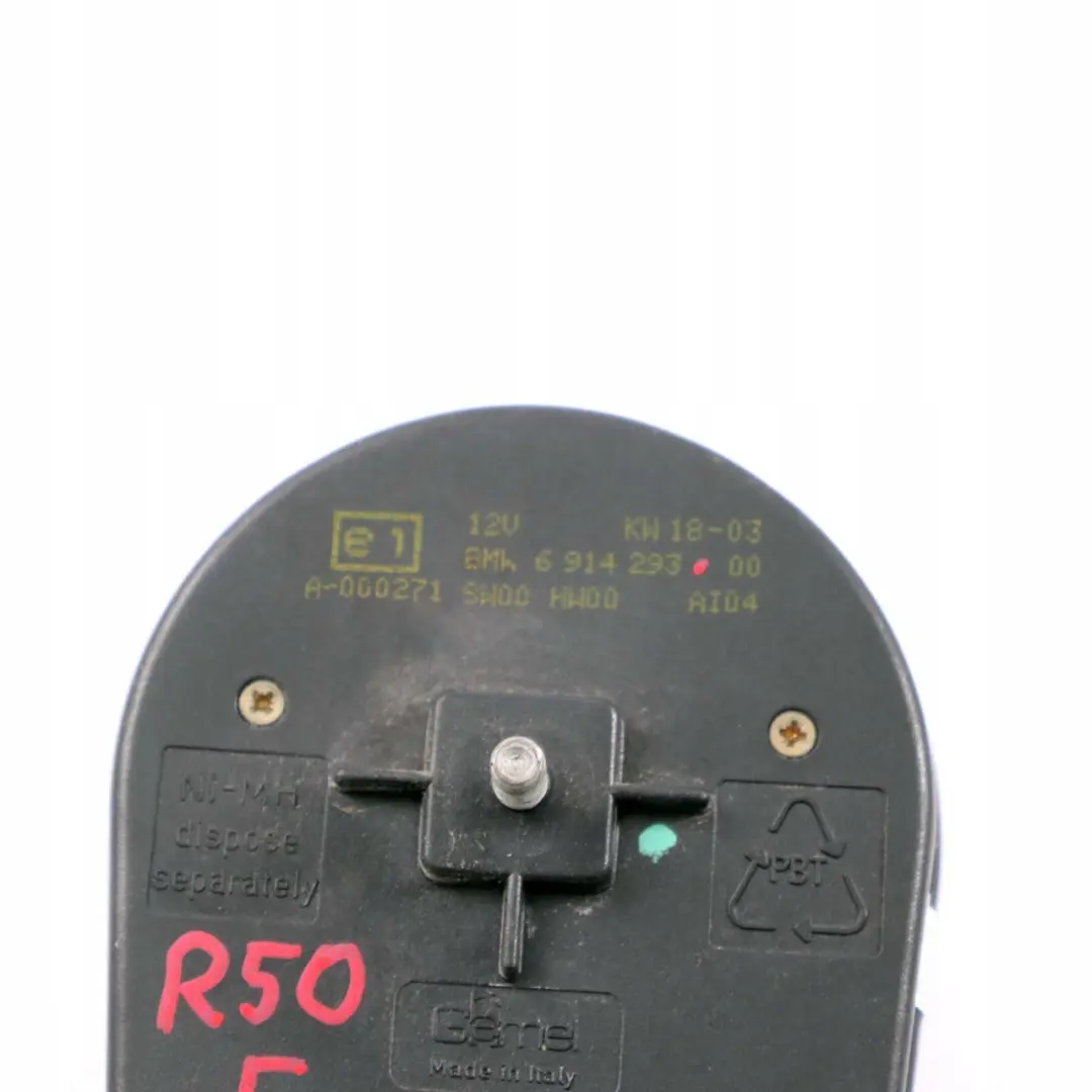 Mini Cooper R50 R53 Alarma Inclinacion Sirena Altavoz - SKU 6914293 - Número de pieza 6914293