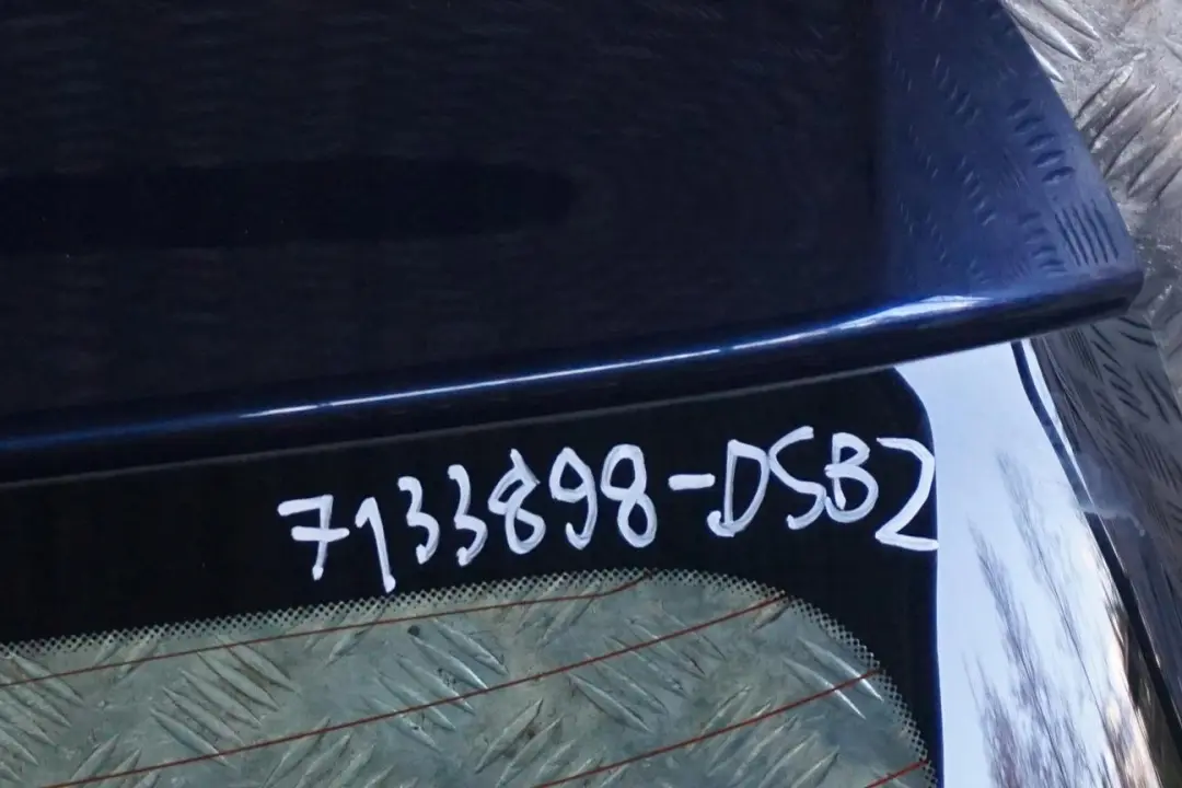 BMW E81 E87 Klapa tylna tył goła Tiefseeblau A76 - SKU 7133898-DSB2 - Numer Części 7133898