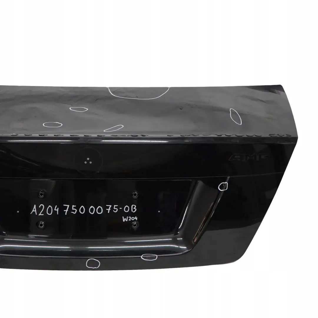 Mercedes-Benz C-Class W204 Saloon Boot Trunk Lid Tailgate Obsidian Black - 197 to with Part number A2047500075 Mercedes-Benz C-Class W204 Saloon Boot Trunk Lid Tailgate Obsidian Black - 197 - SKU A2047500075-OB - Part number A2047500075