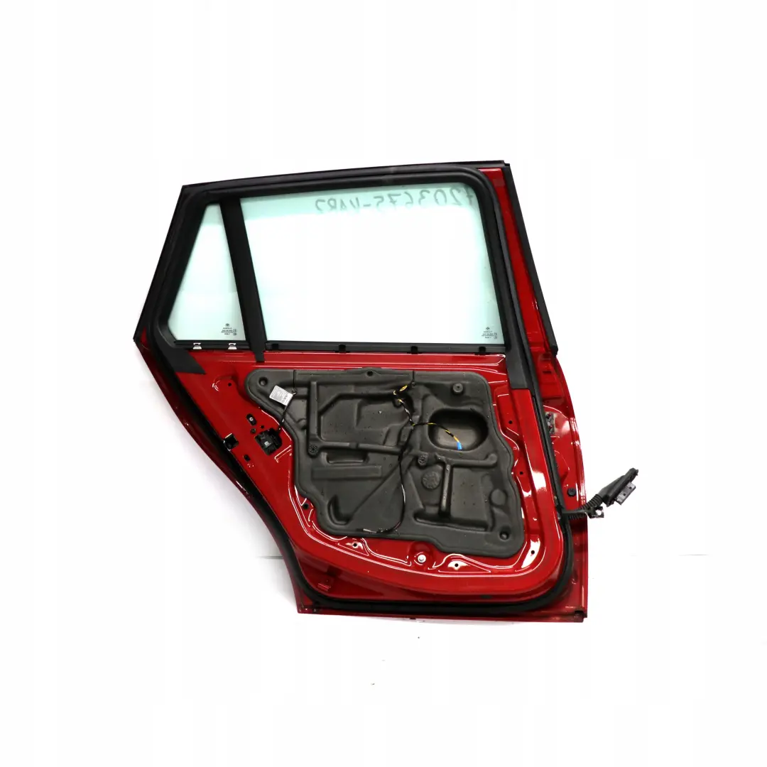 BMW 3 Series E91 Touring Door Rear Left N/S Karmesinrot Crimson Red - A61 - SKU 7203675-KAR2 - Part number 7203675