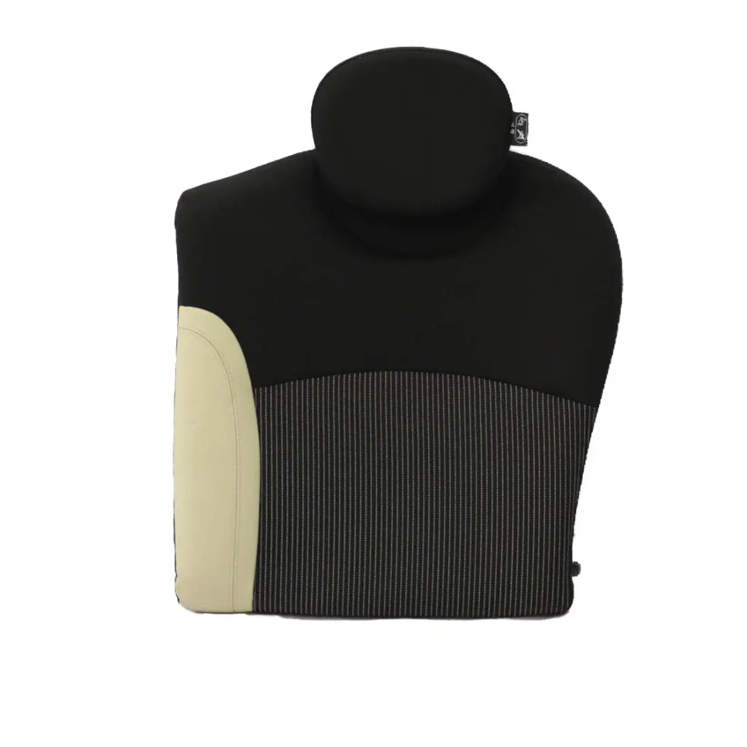 Mini Cooper One R56 Rear Left N/S Seat Backrest Cloth / Leather Cream White - SKU 7233786 - Part number 7233786