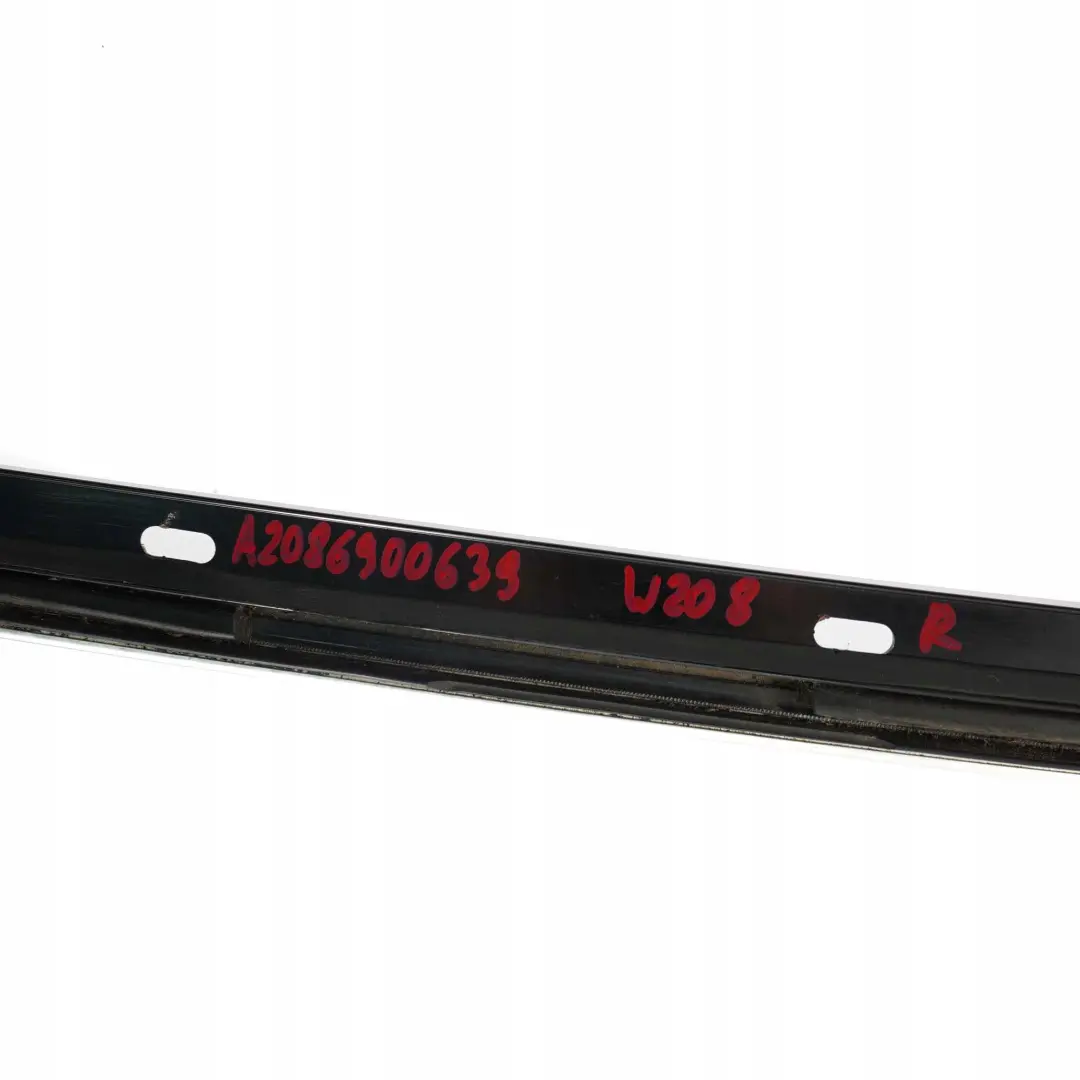  Mercedes-Benz CLK W208 C208 Front Right Door O/S Window Frame Chrome Strip - SKU A2086900639 - Part number A2086900639