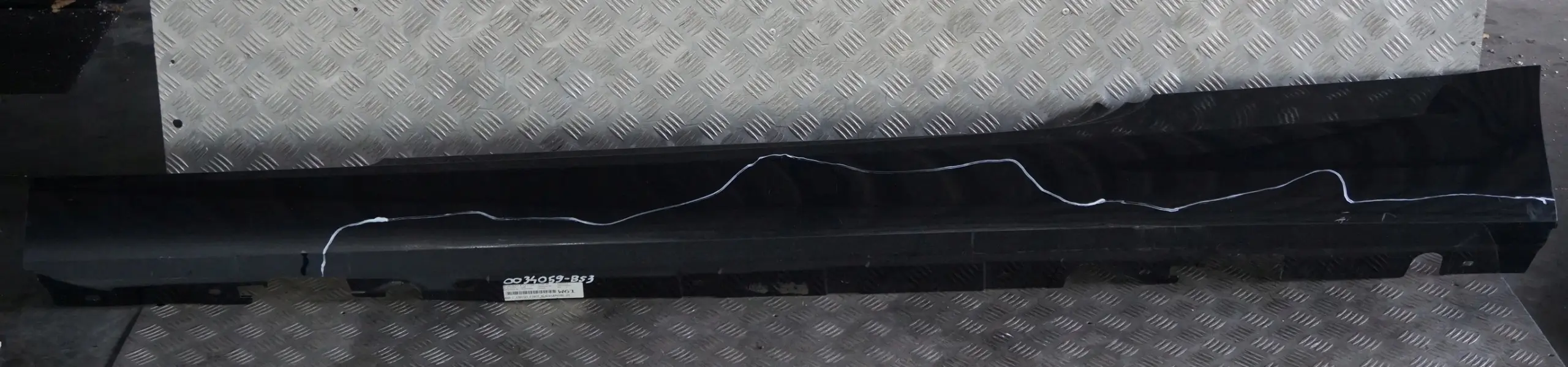 BMW E92 E93 3 Sill Strip Side Skirt Left Black Sapphire Metallic