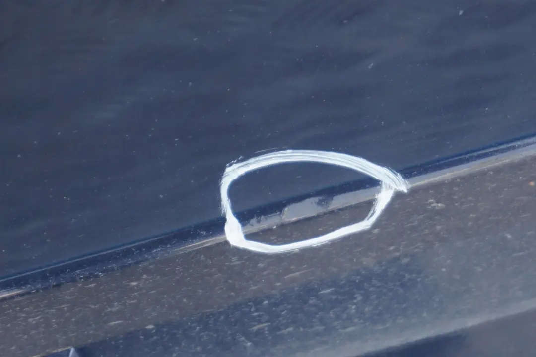 BMW E90 E91 LCI Listello Portiera Apertura Gonna SX Blu Acque Profonde A76 - SKU 0037059-DSB - Numero di parte 0037059