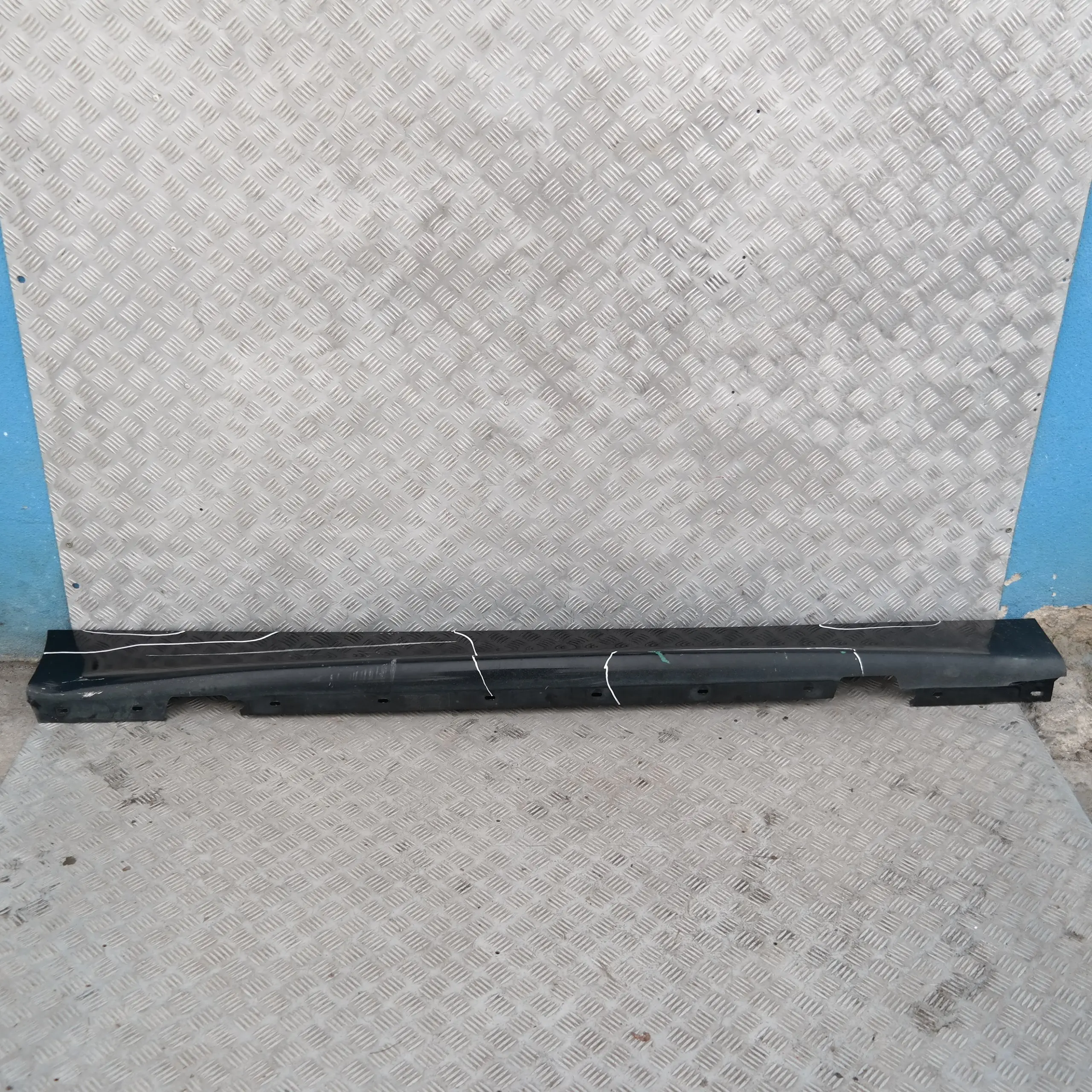 BMW E87 Listello Portiera Apertura Gonna Dx Nero