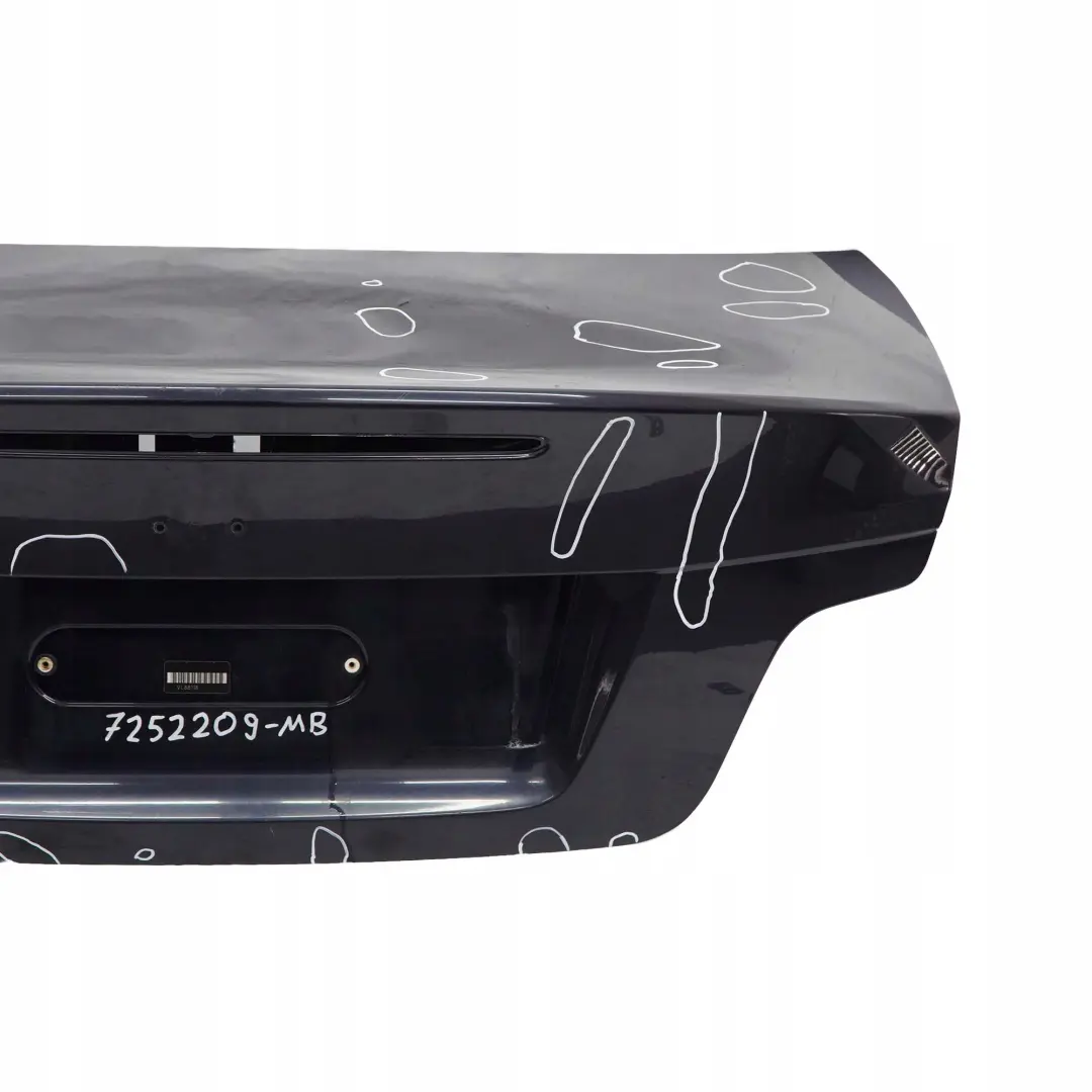 Coupé Tailgate Bootlid Boot Lid Monacoblau Monaco Blue Metallic - A35 to BMW 1 E82 with Part number 7252209 BMW 1 E82 Coupé Tailgate Bootlid Boot Lid Monacoblau Monaco Blue Metallic - A35 - SKU 7252209-MB - Part number 7252209