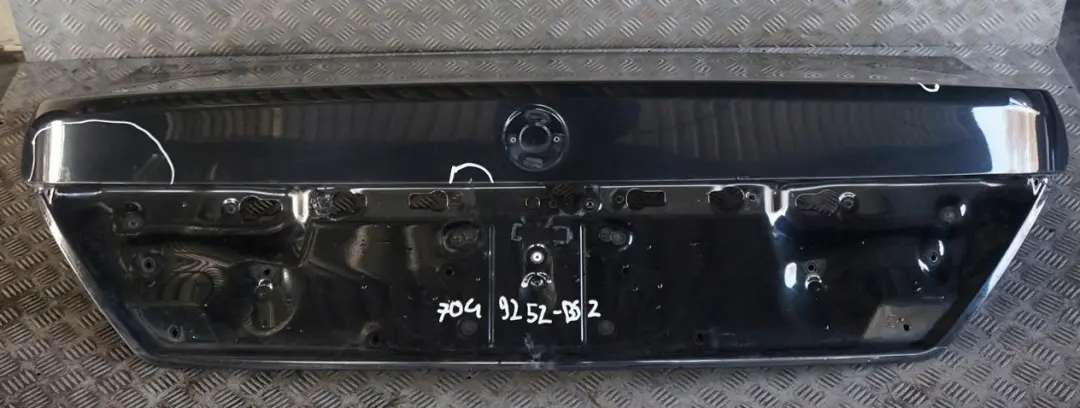 Genuine BMW 7 Series E65 E66 2 Trunk Lid Boot Tailgate Black Sapphire Metallic to with Part number 7049252 Genuine BMW 7 Series E65 E66 2 Trunk Lid Boot Tailgate Black Sapphire Metallic - SKU 7049252-BS2 - Part number 7049252