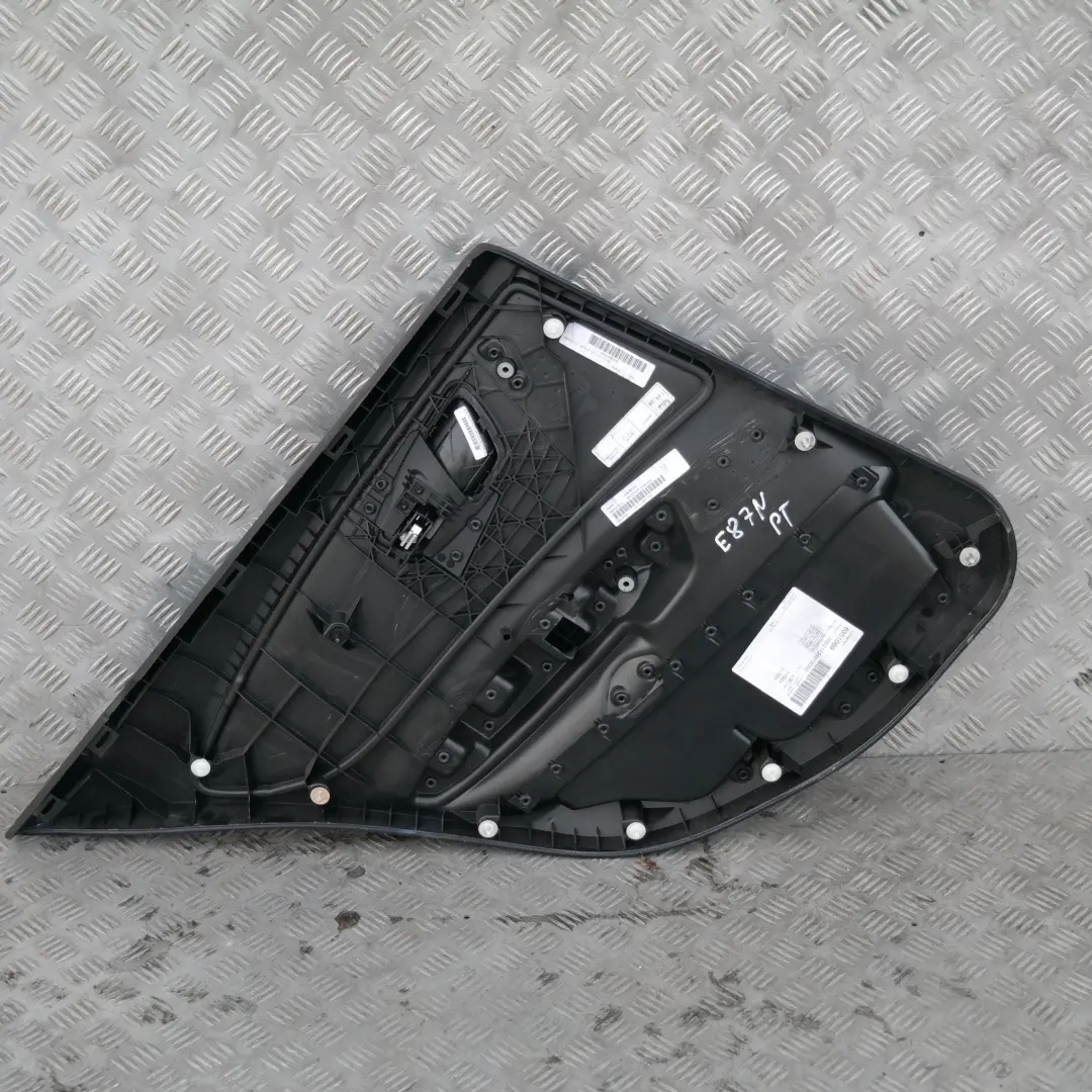 BMW E87 LCI E87N PANEL REVESTIMIENTO PUERTA TRASERA DERECHA ACTIVE AZUL - SKU 9121196 - Número de pieza 51419121196