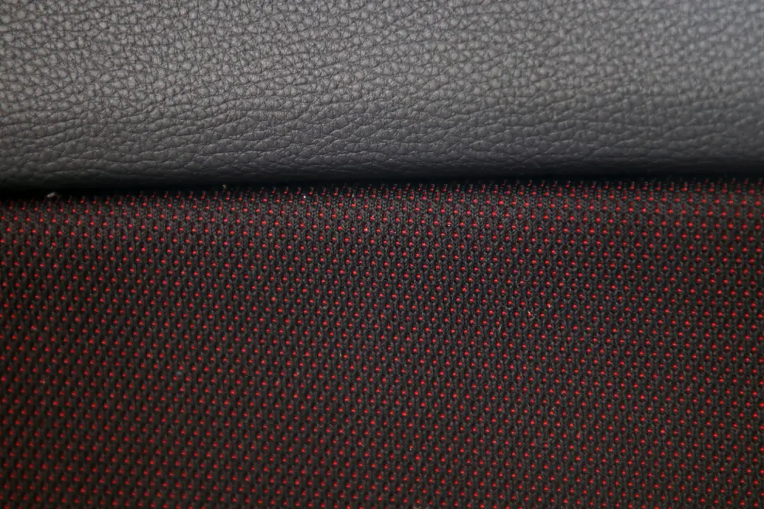 Left N/S Lateral Trim Panel Cloth Network Cranberry Red to BMW 1 E81 Rear with Part number 9121323 BMW 1 E81 Rear Left N/S Lateral Trim Panel Cloth Network Cranberry Red - SKU 9121323 - Part number 9121323