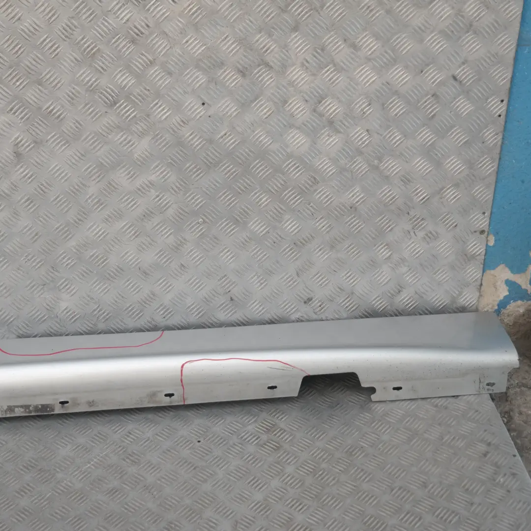 BMW5 E87 Listello Portiera Apertura Gonna Destra Argento-Titanio Sliber - SKU 0032948-TS15 - Numero di parte 32948