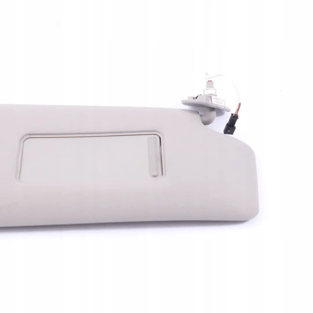 Parasole Specchio con Luce Destra Pelle Grigio Pietra per BMW E65 E66 con numero di parte 7017792 BMW E65 E66 Parasole Specchio con Luce Destra Pelle Grigio Pietra - SKU 7017792-1 - Numero di parte 7017792