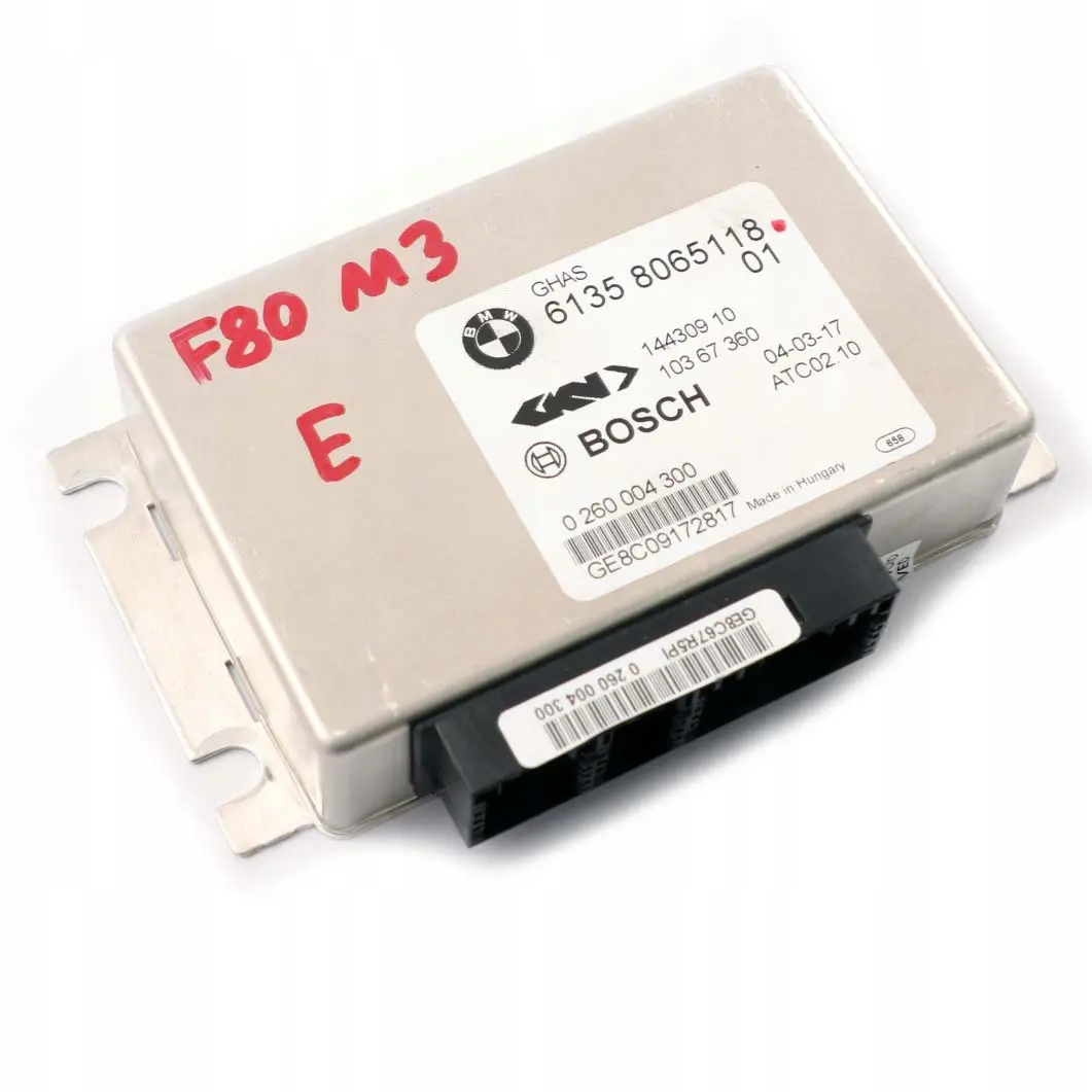 Moduł Sterownik Tylnej Osi do BMW F80 M3 F82 M4 o numerze 8098151 BMW F80 M3 F82 M4 Moduł Sterownik Tylnej Osi - SKU 8098151 - Numer Części 8098151