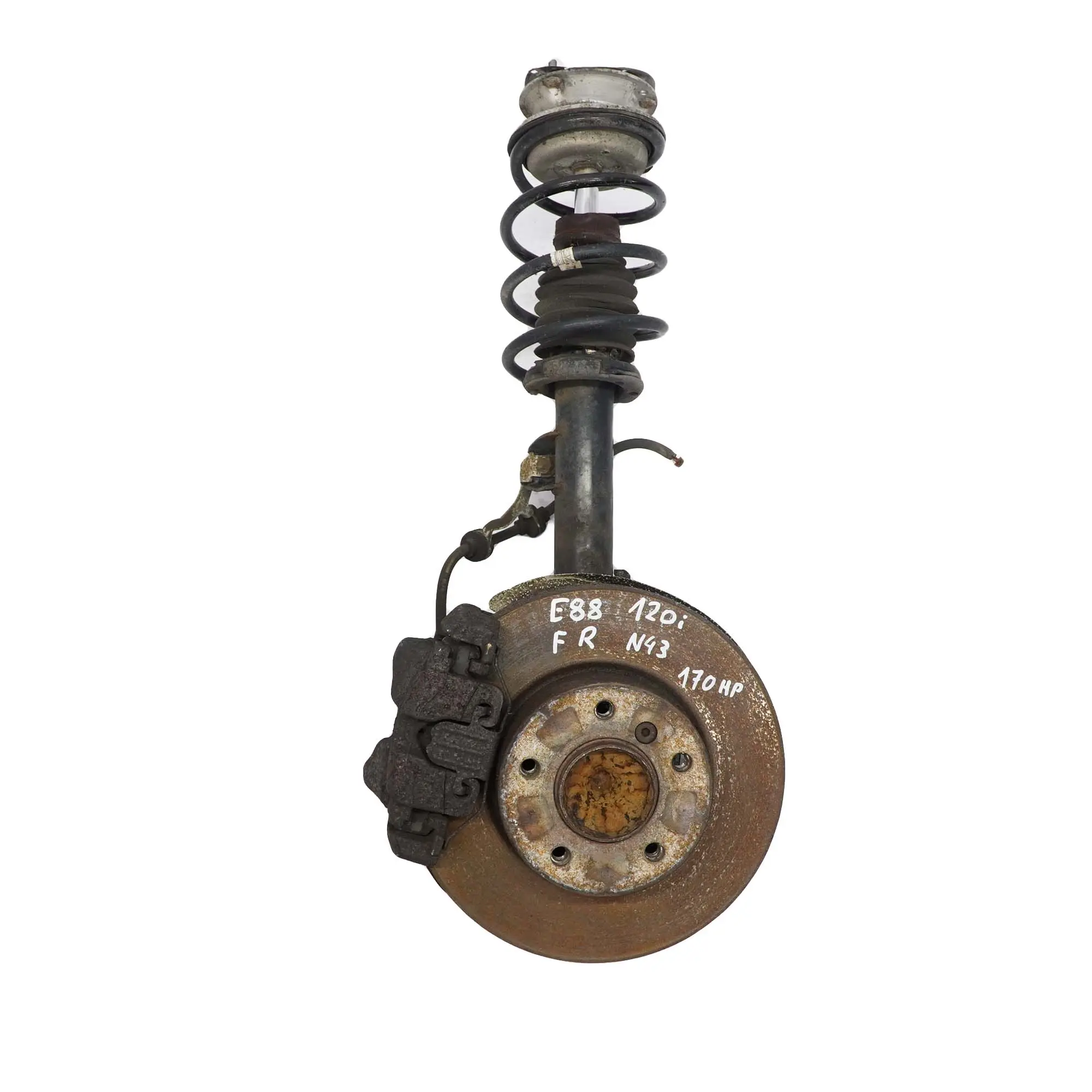 BMW E88 120i N43 Albero di Uscita Cuscinetto Perno Ruota Freno Posteriore Dx