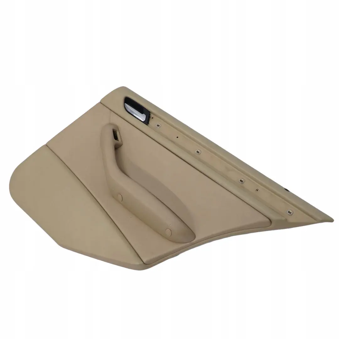 Right O/S Trim Panel Door Card Leather Beige to BMW 3 E46 Saloon Touring Rear with Part number 8224540 BMW 3 E46 Saloon Touring Rear Right O/S Trim Panel Door Card Leather Beige - SKU 8224540 - Part number 8224540