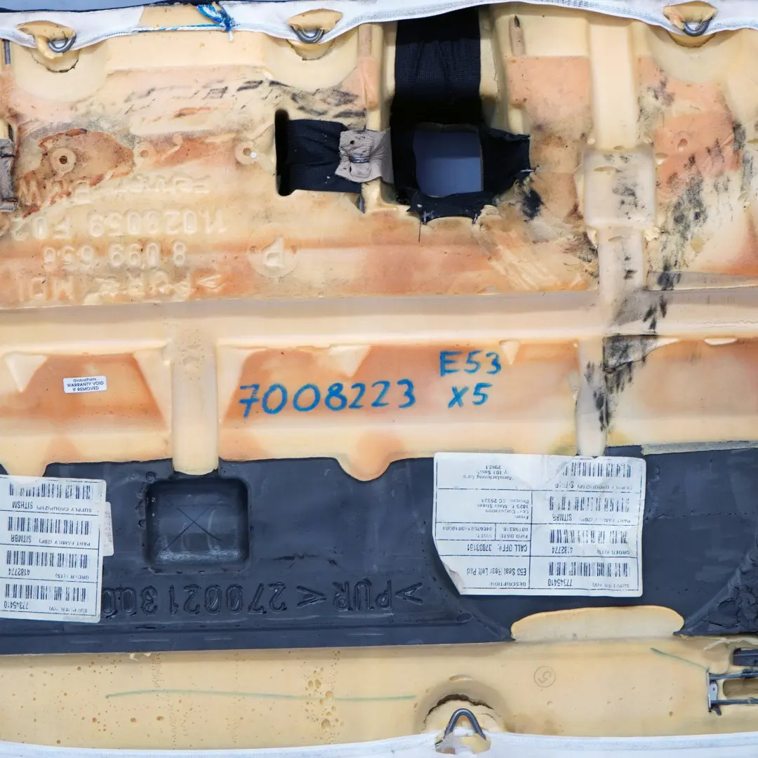 BMW X5 Reihe E53 Lederausstattung Rücksitz Sofa Couch Bank Hellbeige - SKU 7008223 - Teilenummer 7008223