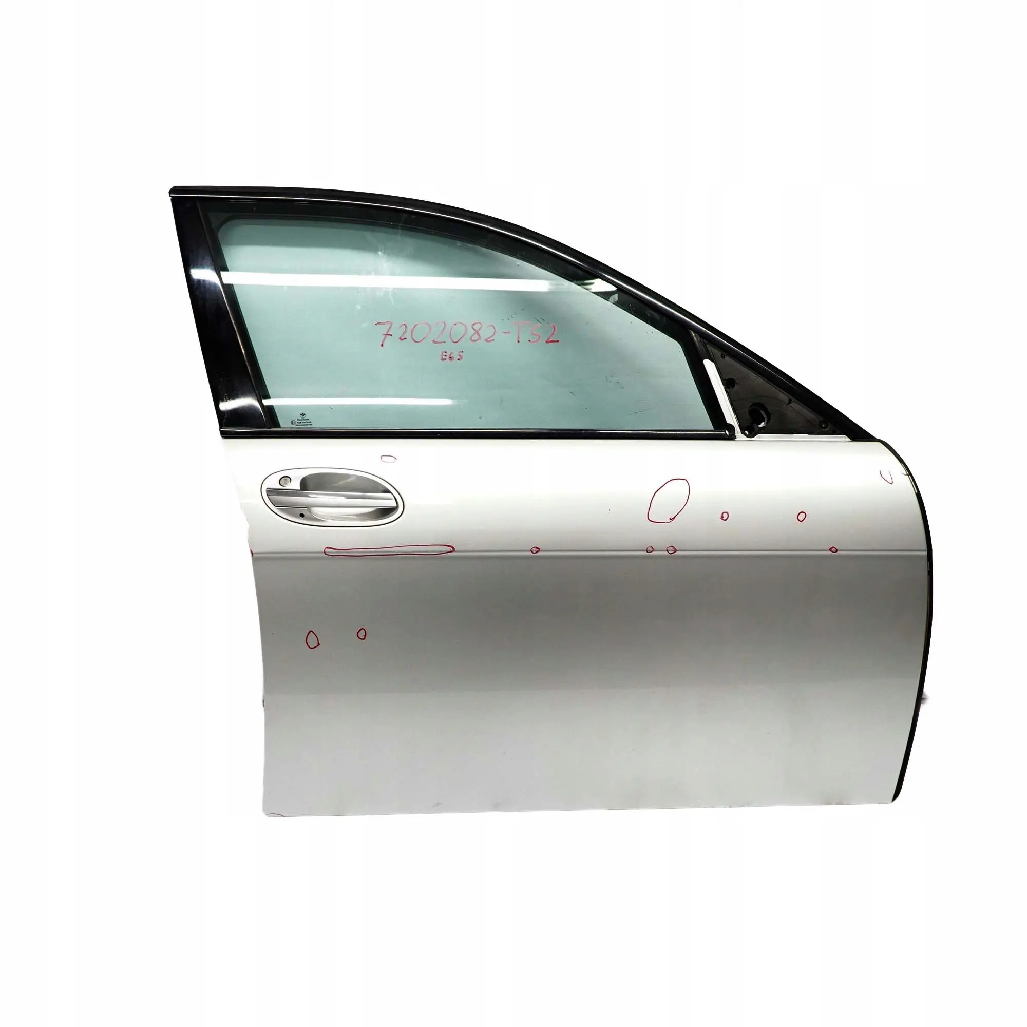 BMW E65 E66 Porta Frontale Dx Argento-Titanio Titan Argento Metallizzato -
