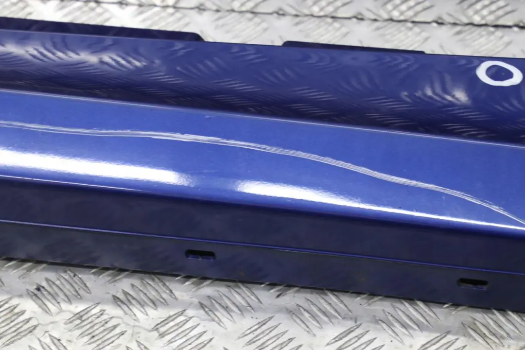BMW 1 E87 LCI Sill Strip Side Skirt Left N/S Montegoblau Montego Blue - A51 - SKU 0036145-MTB2 - Part number 0036145