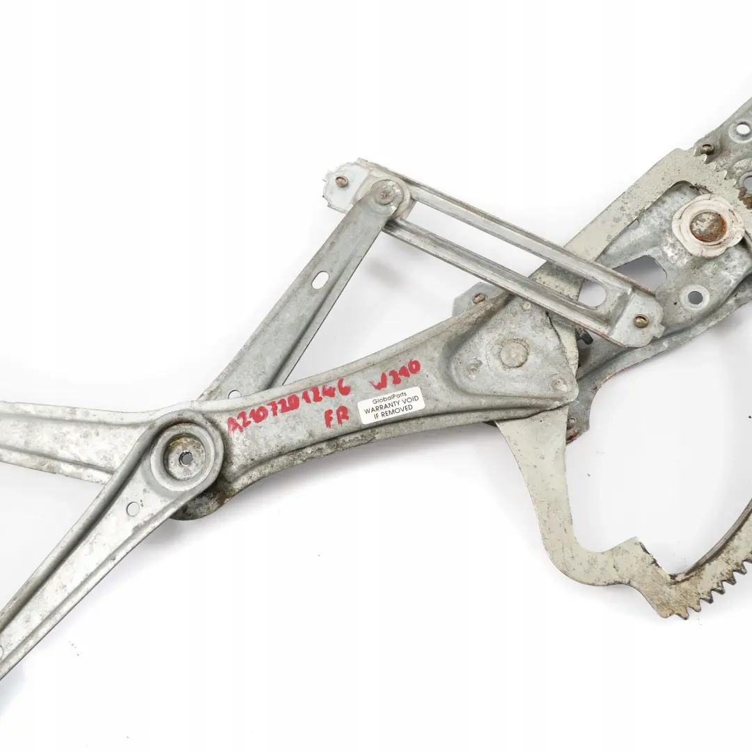 Mercedes-Benz E-Class W210 Front Right O/S Door Window Regulator Lifter to with Part number A2107201246 Mercedes-Benz E-Class W210 Front Right O/S Door Window Regulator Lifter - SKU A2107201246 - Part number A2107201246