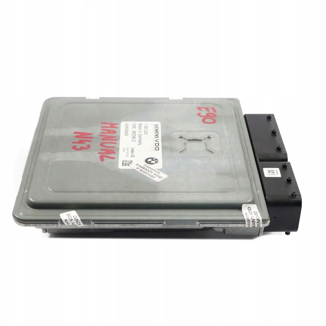 BMW 1 3 Series E87 LCI E90 Petrol N43 DME Engine Control Unit Manual - SKU 7583225 - Part number 7583225