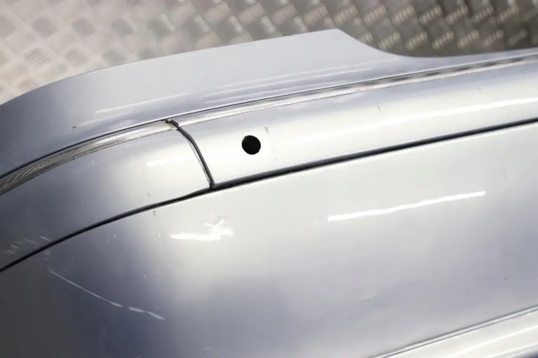 Class W220 Rear Bumper Trim Panel Blue Chalcedonblau - 347 to Mercedes S with Part number A2208800140 Mercedes S Class W220 Rear Bumper Trim Panel Blue Chalcedonblau - 347 - SKU A2208800140-QB - Part number A2208800140