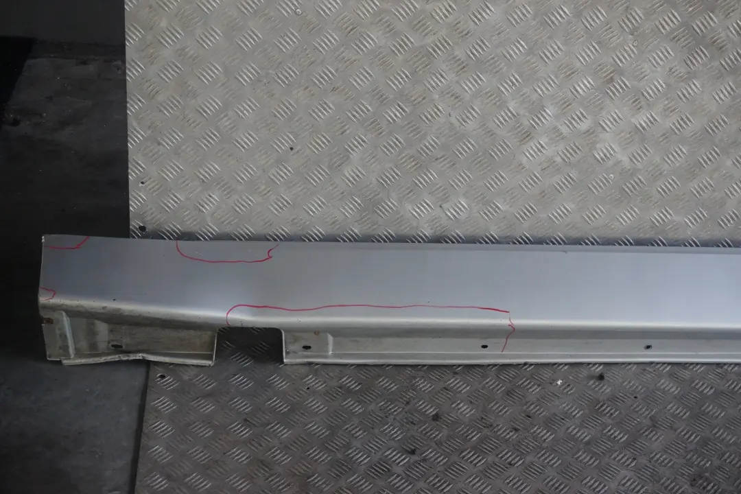 BMW 7 Series E65 1 Door Sill Cover Skirt Left N/S Titansilber Titan Silver - SKU 0140037-TS1 - Part number 0140037
