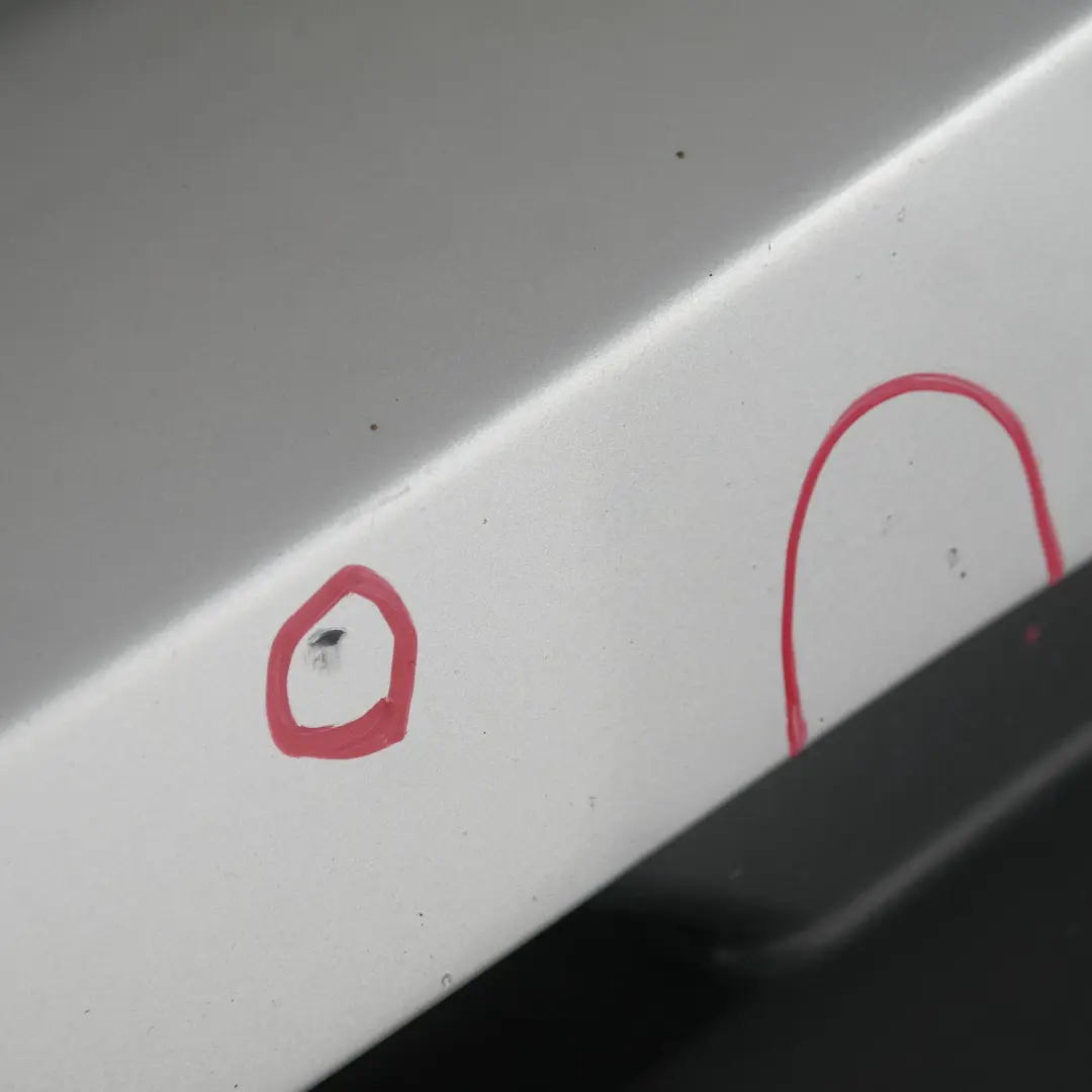 FRONT BUMPER PANEL PDC TITANSILBER TITAN SILVER SILBER- 354 to BMW X5 SERIES E53 with Part number 51110010150 BMW X5 SERIES E53 FRONT BUMPER PANEL PDC TITANSILBER TITAN SILVER SILBER- 354 - SKU 0010150-TS - Part number 51110010150