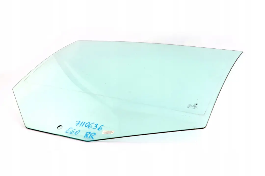 BMW E60 M5 Finestrino Verde Portiera Posteriore Destra As - SKU 7110636 - Numero di parte 51357110636