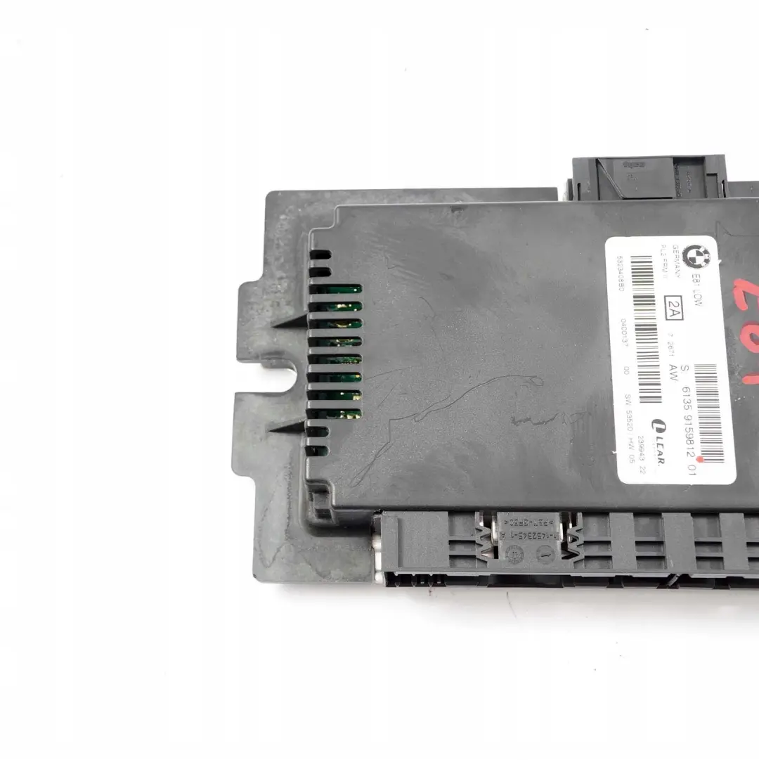 Modulo Luce Spaziale Piede Centralina Low PL2 FRM3R Lear per BMW E81 con numero di parte 9159812 BMW E81 Modulo Luce Spaziale Piede Centralina Low PL2 FRM3R Lear - SKU 9159812 - Numero di parte 9159812