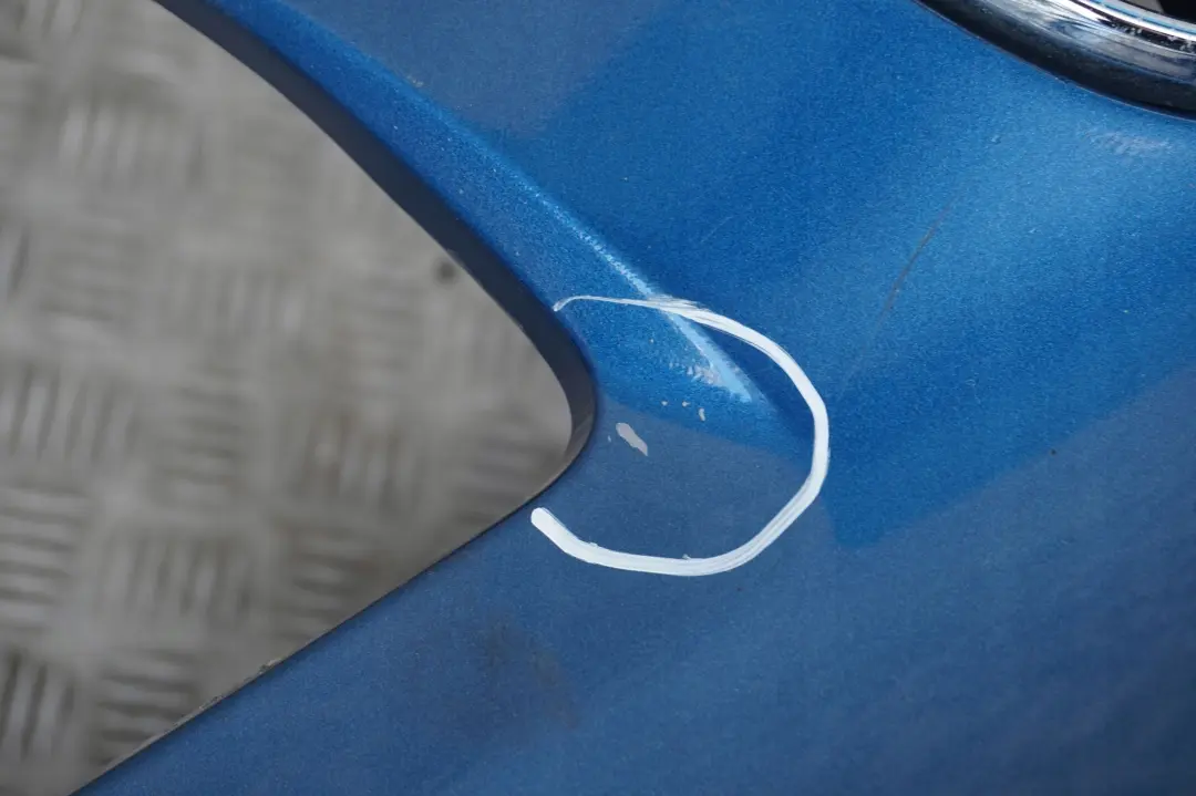 Complete Front Bumper Trim Panel Sydneyblau Blue to BMW 1 Series E81 E87 LCI with Part number 0035909 BMW 1 Series E81 E87 LCI Complete Front Bumper Trim Panel Sydneyblau Blue - SKU 0035909-SYD - Part number 0035909