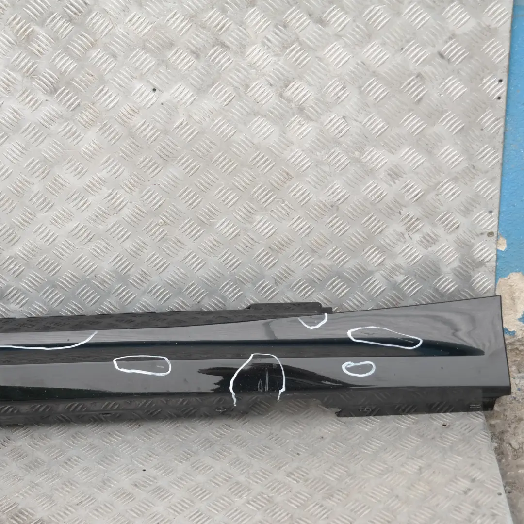  BMW4 E87 LCI Listello Portiera Apertura Gonna Destro Nero 2 - SKU 0036144-SCH14 - Numero di parte 36144