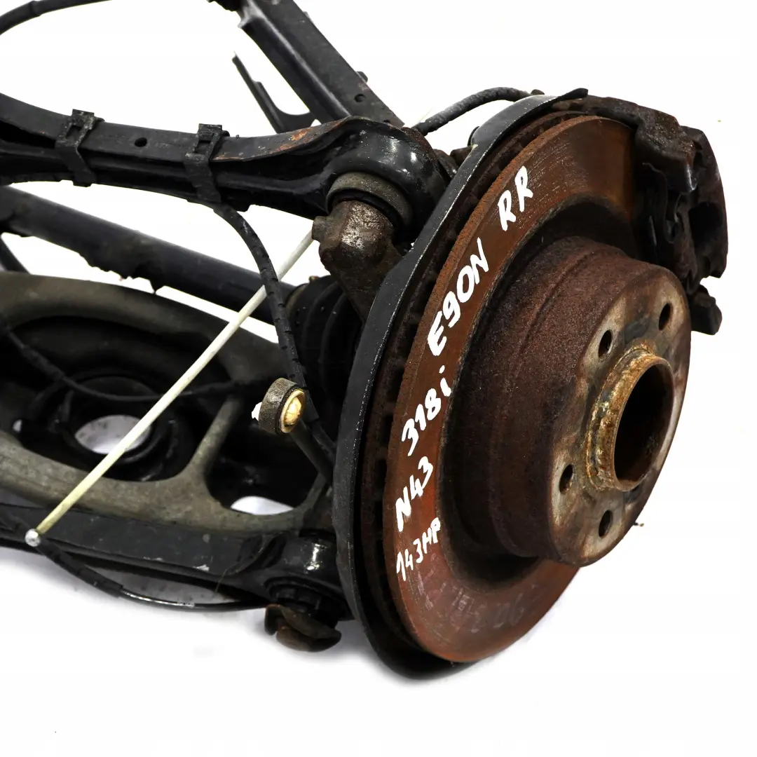 BMW E90 LCI 318i N43 Trasera Derecha Suspension Pierna Rueda Portador Freno Hub - SKU 6783654-5 - Número de pieza 6783654