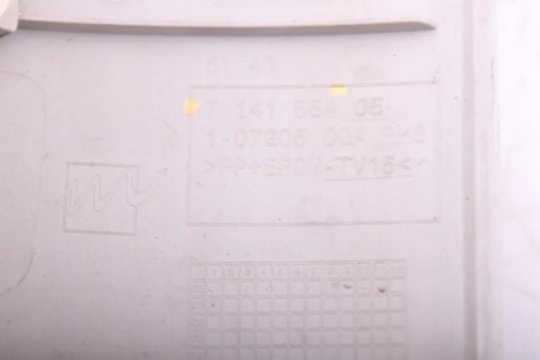 Trim Pillar Cover Column A Right O/S Hellgrau Grey to BMW MINI Cooper R56 with Part number 7141554 BMW MINI Cooper R56 Trim Pillar Cover Column A Right O/S Hellgrau Grey - SKU 7141554-1 - Part number 7141554