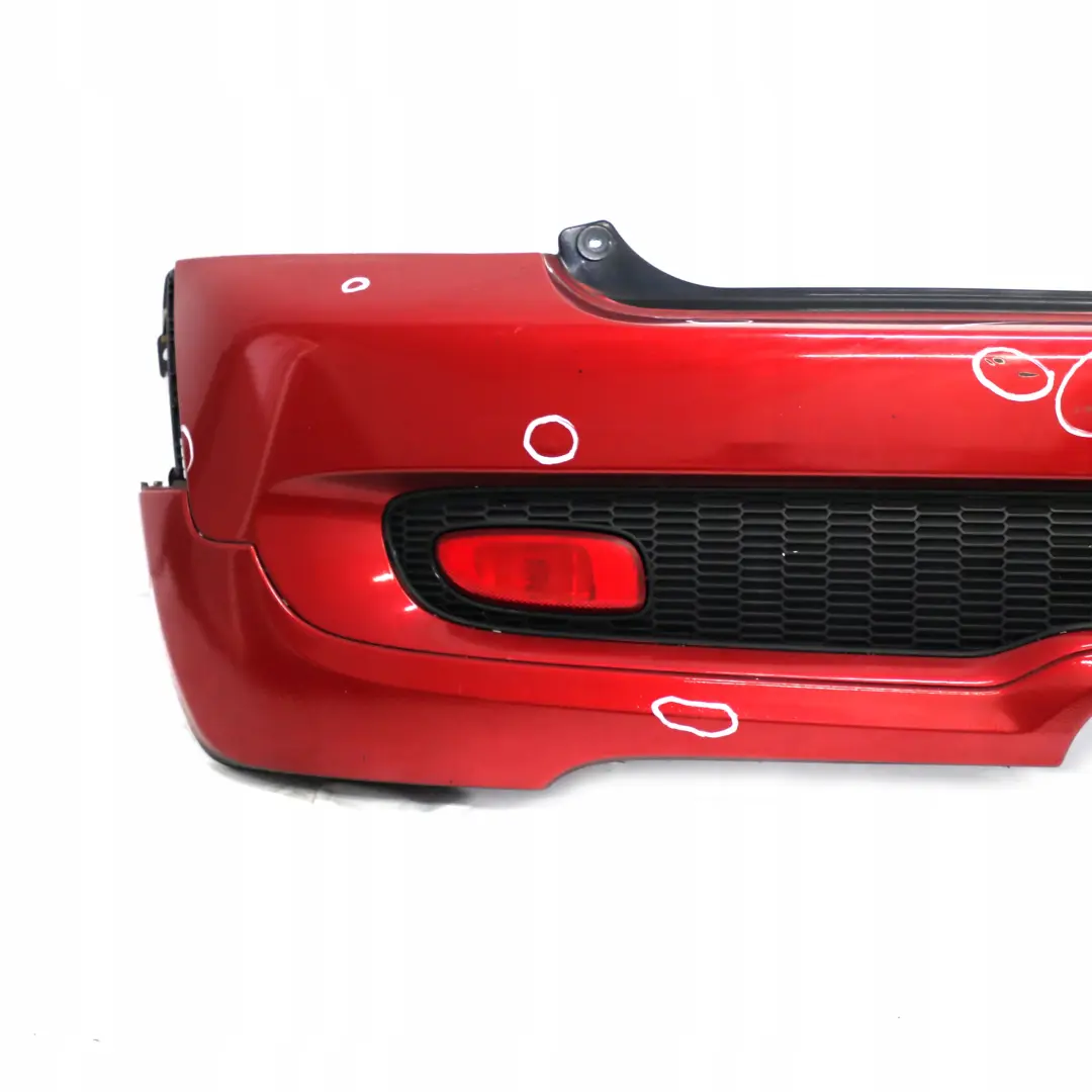 Mini Cooper S R56 R57 Stossfänger Stoßstange Hinten Rot Gefärbt - SKU 0430252-RED - Teilenummer 0430252