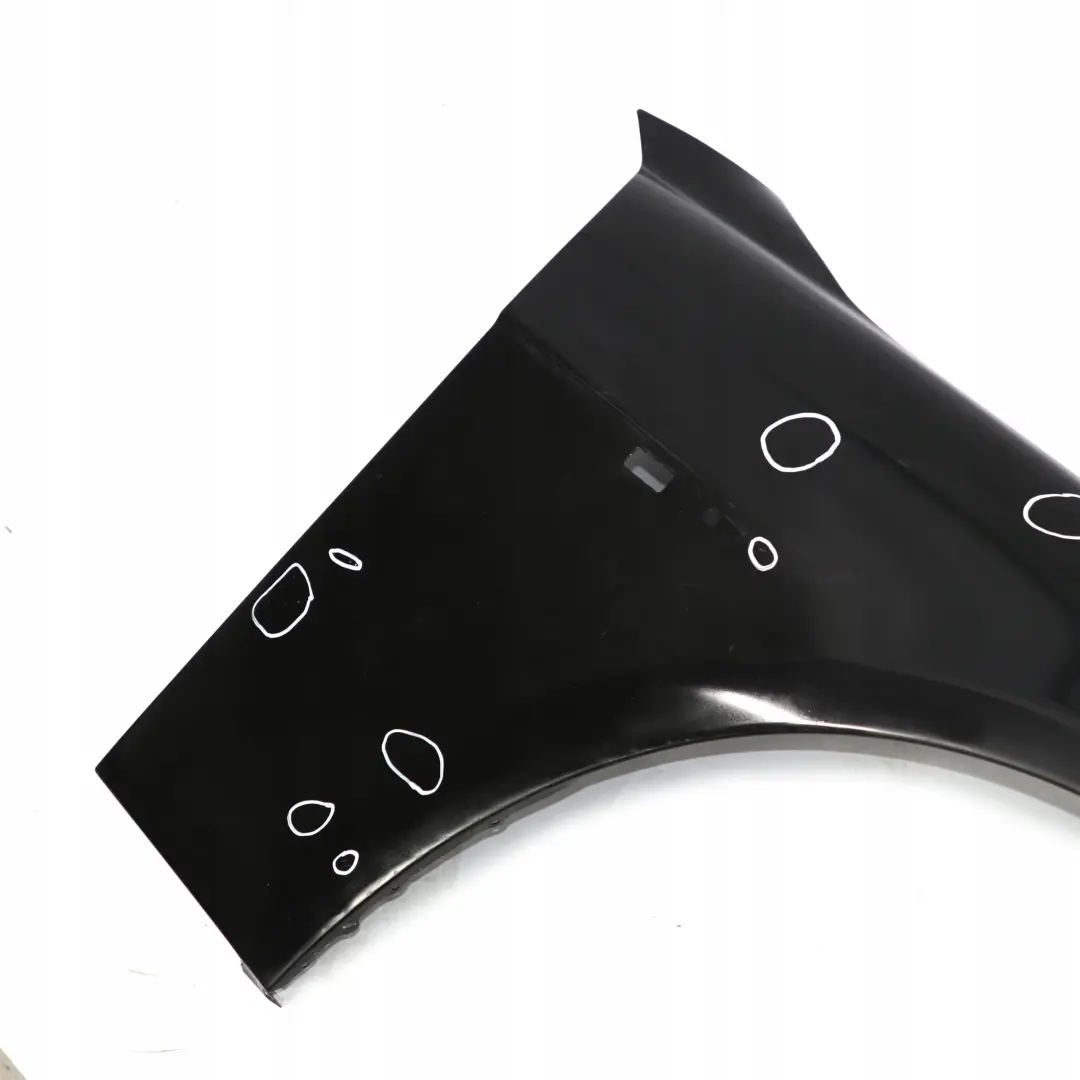 BMW E65 E66 Pannello Laterale Anteriore Destro Parafango Black Sapphire - 475 - SKU 7138474-BS - Numero di parte 7138474