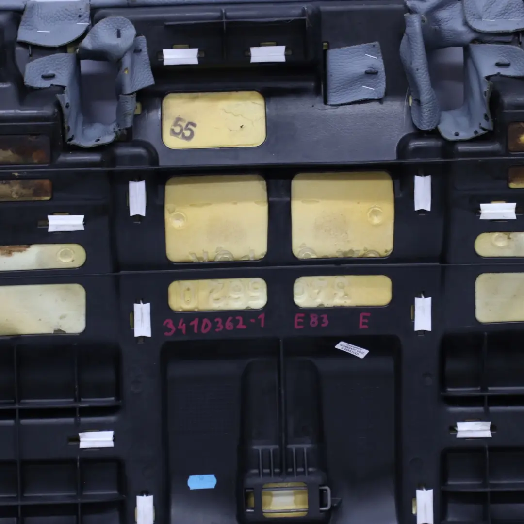 Grey Blue Leather Interior Rear Seat Base Couch Bench Sofa to BMW X3 Series E83 with Part number 3410362 BMW X3 Series E83 Grey Blue Leather Interior Rear Seat Base Couch Bench Sofa - SKU 3410362 - Part number 3410362