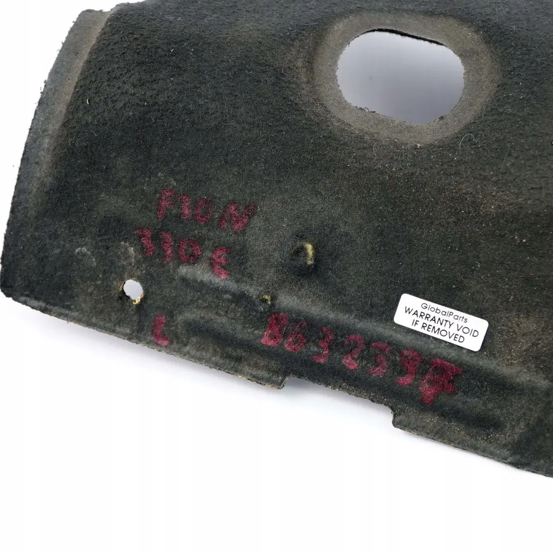 Cambio Sinistro Isolamento Acustico Copertura Acustica per BMW F30 LCI 330E Hybrid con numero di parte 8632397 BMW F30 LCI 330E Hybrid Cambio Sinistro Isolamento Acustico Copertura Acustica - SKU 8632397 - Numero di parte 8632397