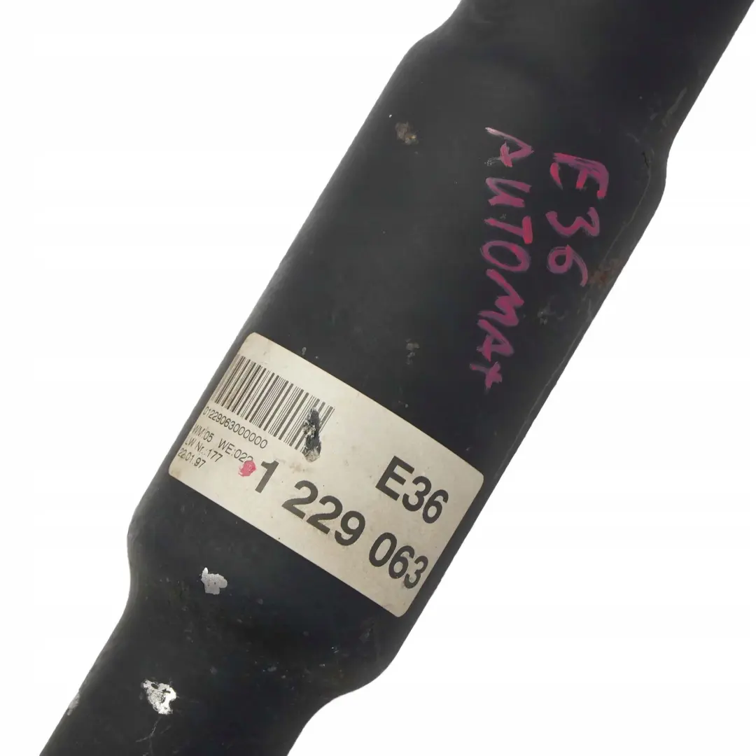 Gelenkwelle Kardanwelle Automatikgetriebe für BMW 3 E36 316i 318i mit Teilenummer 1229063 BMW 3 E36 316i 318i Gelenkwelle Kardanwelle Automatikgetriebe - SKU 1229063 - Teilenummer 1229063