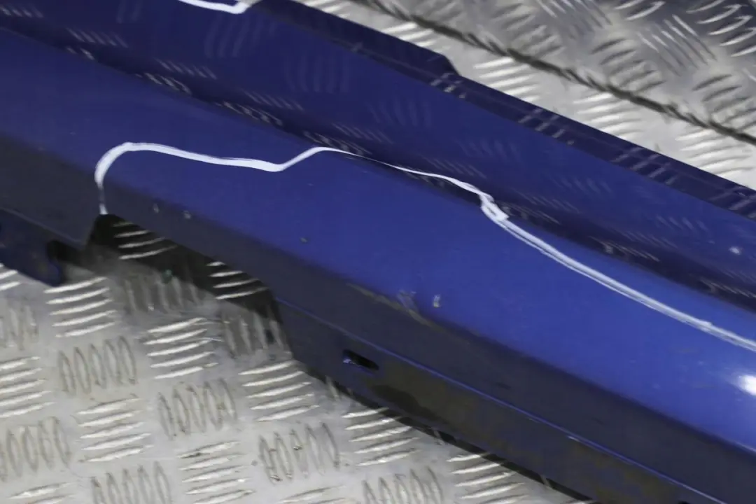 BMW 1 E87 LCI Sill Strip Side Skirt Left N/S Montegoblau Montego Blue - A51 - SKU 0036145-MTB2 - Part number 0036145