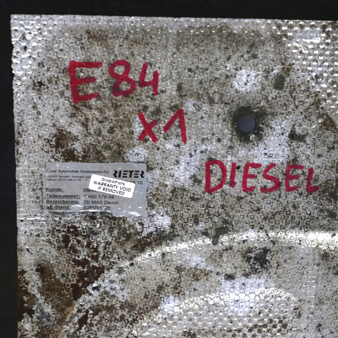 Reihe E84 Diesel Motor Motorraumabschirmung Abdeckung für BMW X1 mit Teilenummer 2990576 BMW X1 Reihe E84 Diesel Motor Motorraumabschirmung Abdeckung - SKU 2990576 - Teilenummer 2990576