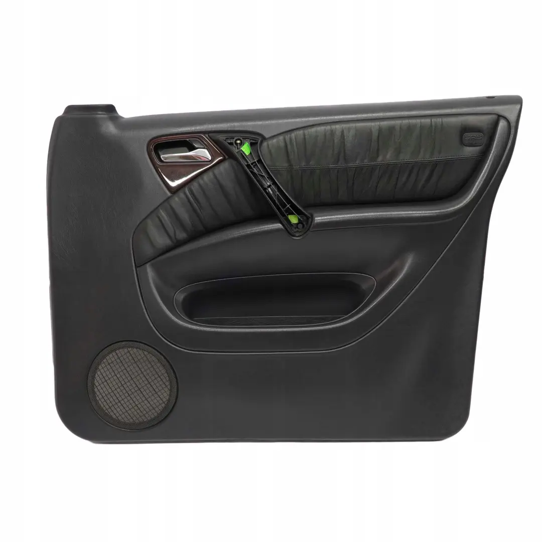 Mercedes-Benz ML W163 Front Right O/S Door Card Trim Panel Black Leather to with Part number A1637203670 Mercedes-Benz ML W163 Front Right O/S Door Card Trim Panel Black Leather - SKU A1637203670 - Part number A1637203670