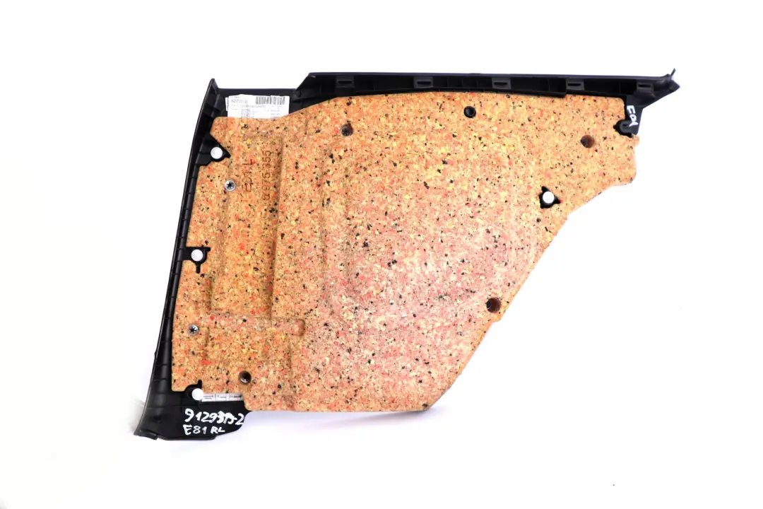 Trasera Izquierda Panel de Puerta de Tarjeta de Tela Red Antracita para BMW E81 con número de pieza 9121319 BMW E81 Trasera Izquierda Panel de Puerta de Tarjeta de Tela Red Antracita - SKU 9121319 - Número de pieza 9121319