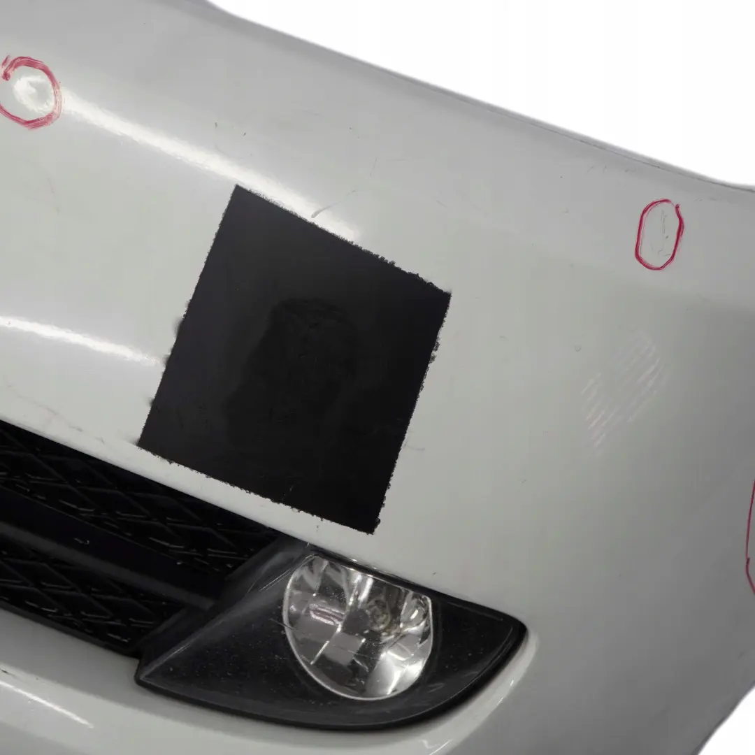 BMW E90 E91 LCI Front Bumper Trim Panel Complete Alpinweiss 3 White - 300 - SKU 0036837-AW - Part number 0036838