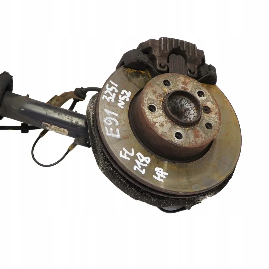 BMW 3 E91 Touring 325i N52 Front Left N/S Spring Strut Brake Suspension Leg Hub - SKU 6786013-4 - Part number 6786013